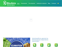 Tablet Screenshot of bioaire.es